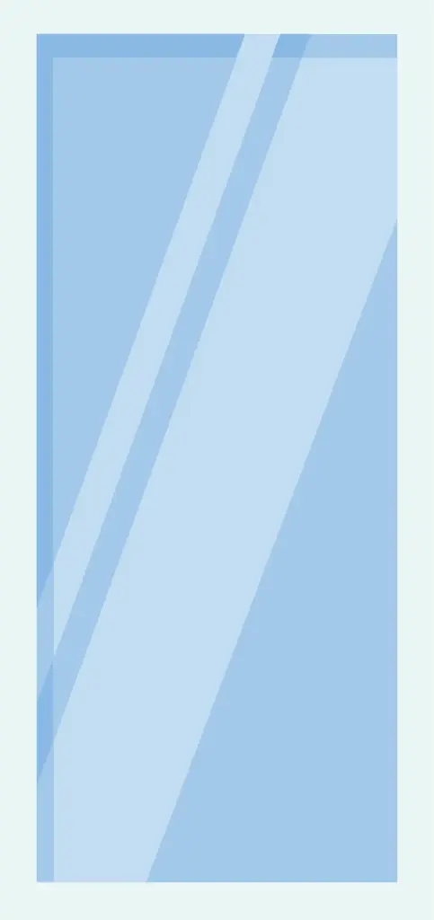 1 pane  half-height sidelight