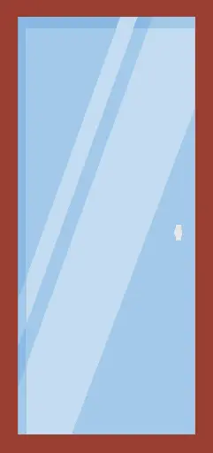 1 pane full lenght